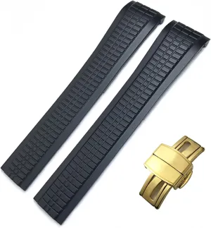 Watch Strap Rubber Strap Silicone Strap Universal Strap Buckle Strap Cowhide Strap Nylon Leather Silicone Strap Folding Buckle Strap Watch Strap Strap