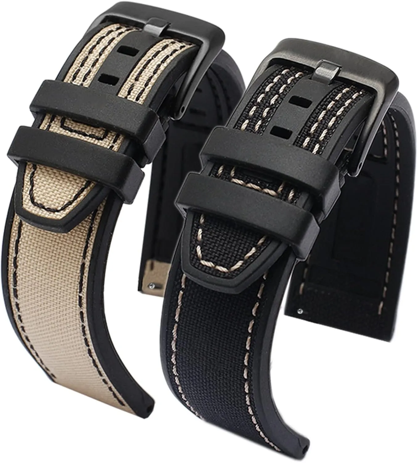 Watch Strap Rubber Strap Silicone Strap Universal Strap Buckle Strap Cowhide Strap Nylon Leather Silicone Strap Folding Buckle Strap Watch Strap Strap