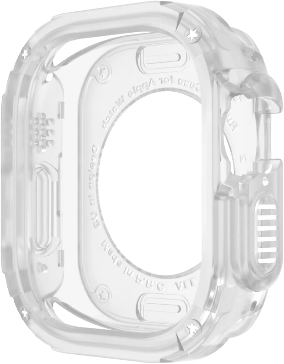 WatchCase for Apple Watch Ultra Cover 49mm 40mm 41mm 44mm 45mm 42mm 38mm Anti-fall Shell iWatch Series 9 8 7 6 5 4 SE 3 2 Watch Case