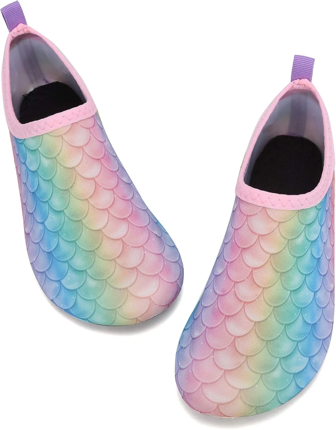 WateLves Kids Water Shoes Toddler Girls Boys Barefoot Non-Slip Quick Dry Aqua Socks for Beach Swim Walking