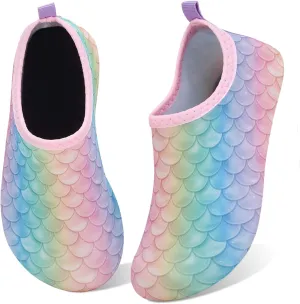 WateLves Kids Water Shoes Toddler Girls Boys Barefoot Non-Slip Quick Dry Aqua Socks for Beach Swim Walking