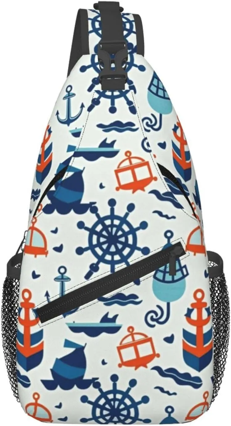 Watercolor Giraffe Texture Crossbody Bags Cross Chest Bag Adjustable Sling Backpack for Women Men