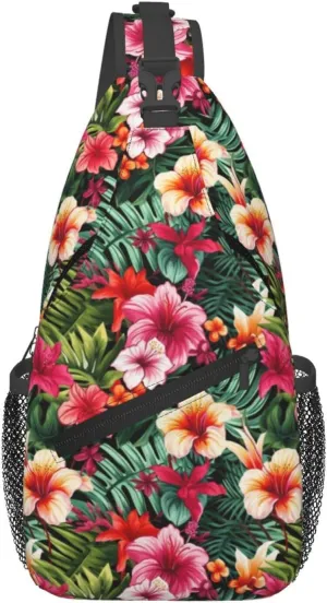 Watermelon Watermelon Skin Crossbody Bag Adjustable Sling Bag Casual Chest Bags Travel Shoulder Backpack