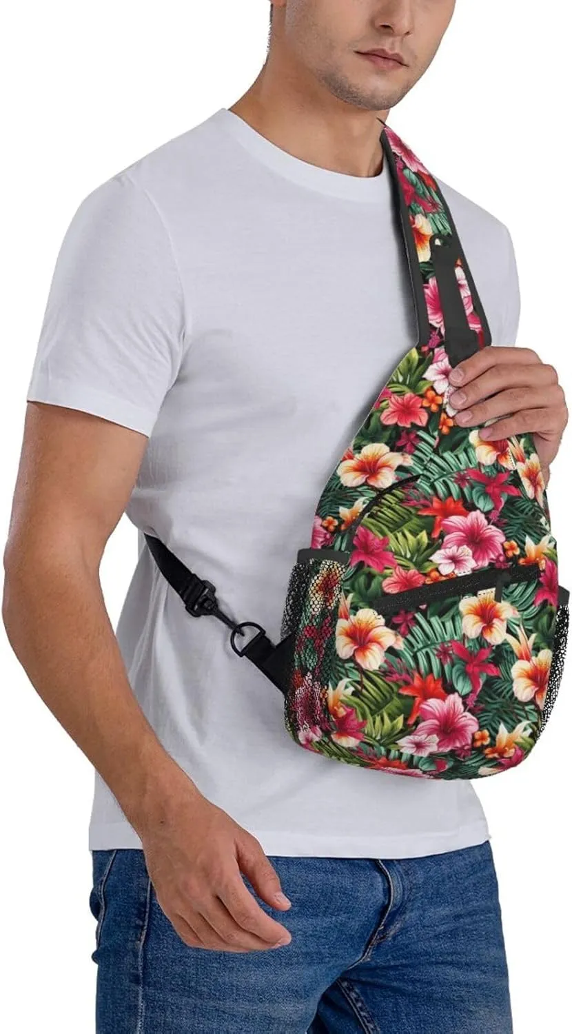 Watermelon Watermelon Skin Crossbody Bag Adjustable Sling Bag Casual Chest Bags Travel Shoulder Backpack