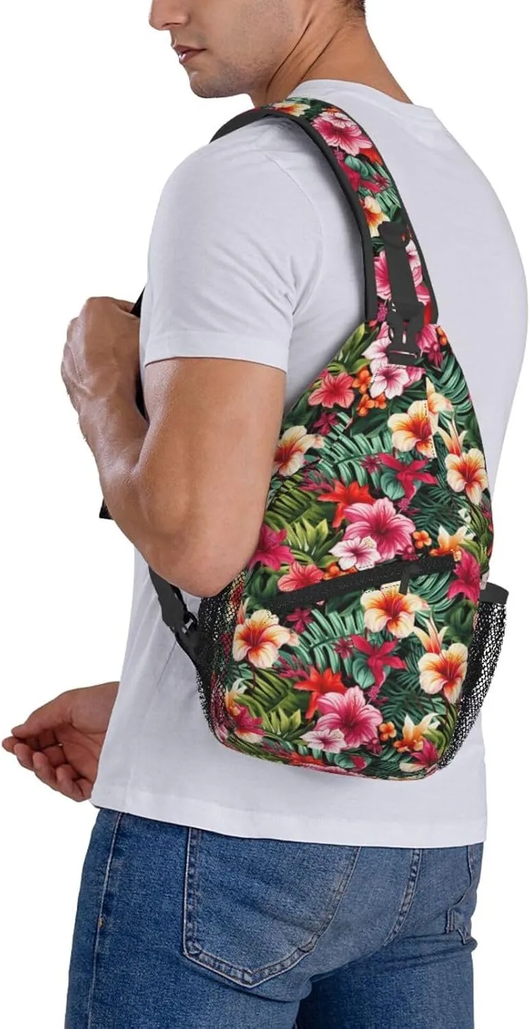Watermelon Watermelon Skin Crossbody Bag Adjustable Sling Bag Casual Chest Bags Travel Shoulder Backpack