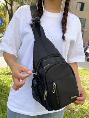 Waterproof Sling Backpack Crossbody Sling Bag, Cross Bag Adjustable Travel Hiking Essentials Casual Daypack Multipurpose Chest Bag Purse for Women Men