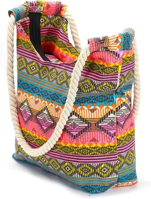 We We Large Canvas Straw Beach Pool Bag Waterproof Beach Tote Bags for Women Travel Shoulder Handbag