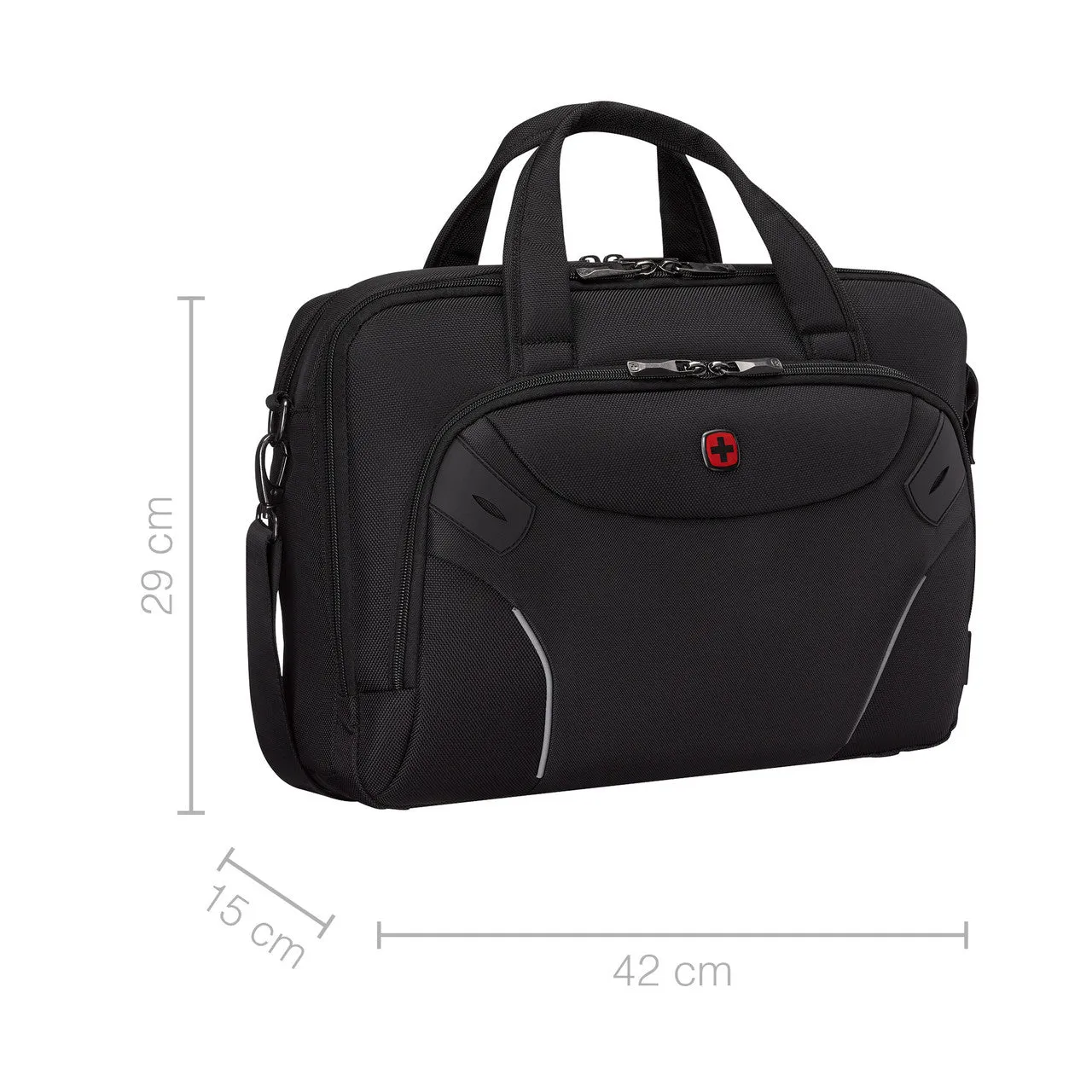 Wenger 653497 Icons Cosmic 14-16in Laptop Brief Black