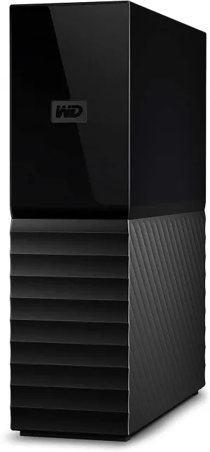 Western Digital 6TB My Book Desktop External Hard Drive, USB 3.0, External HDD with Password Protection and Auto Backup Software - WDBBGB0060HBK-NESN