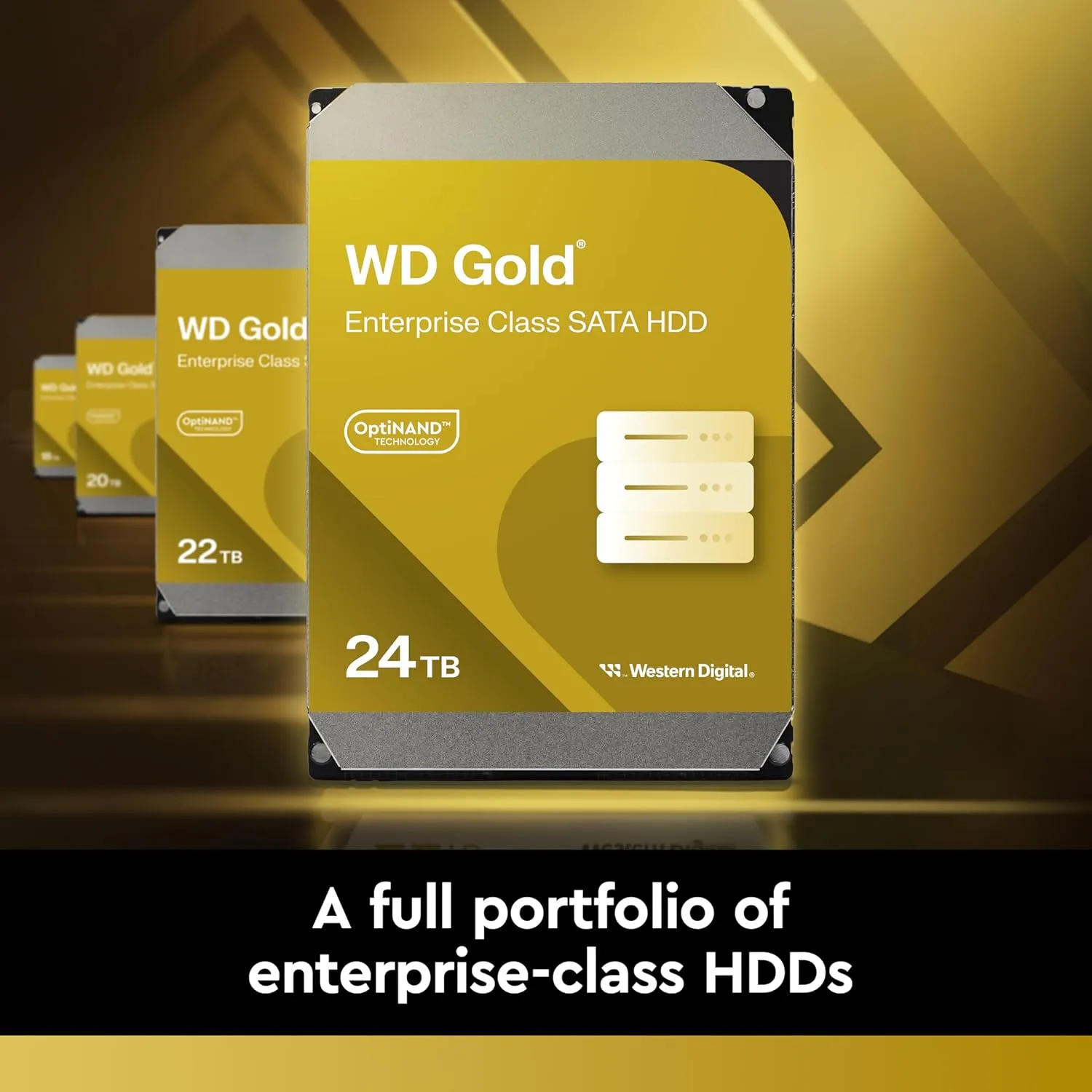 Western Digital 8TB WD Gold Enterprise Class Internal Hard Drive - 7200 RPM Class, SATA 6 Gb/s, 256 MB Cache, 3.5" - WD8005FRYZ