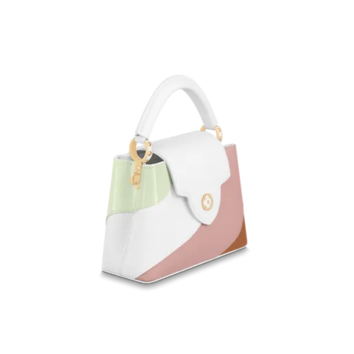 White Top Handle & Sling Bag For Women