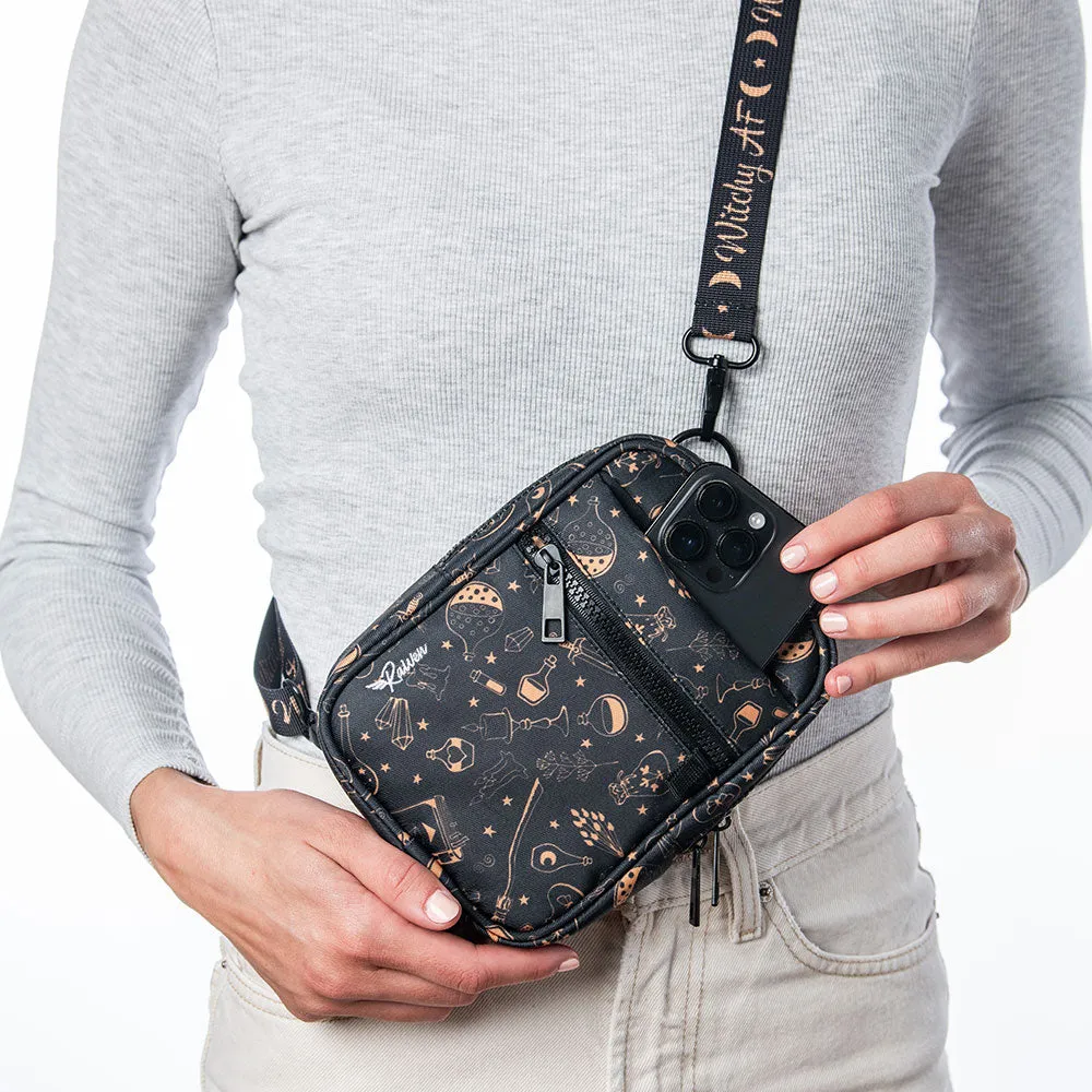 Witchy Vibes Crossbody Bag With Tumbler Belt