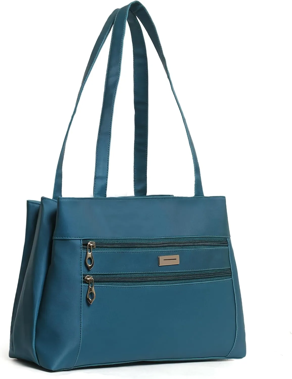 Women Leather Tote Bag, Classic Unlined Design, Interior and Exterior Pockets, Stylish, Lightweight for casual