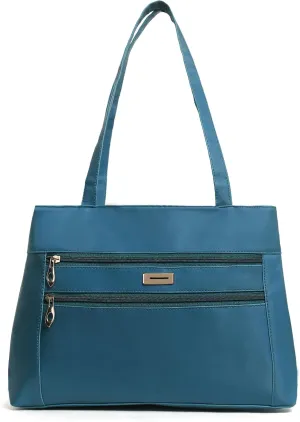 Women Leather Tote Bag, Classic Unlined Design, Interior and Exterior Pockets, Stylish, Lightweight for casual