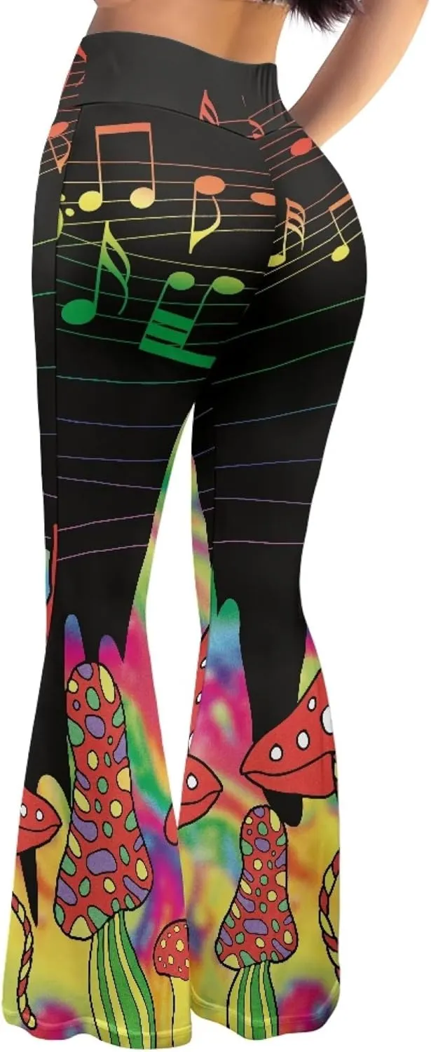Women's Bootcut Yoga Pants High-Waisted Flare Leggings Soft Bell Bottom Yoga Pants