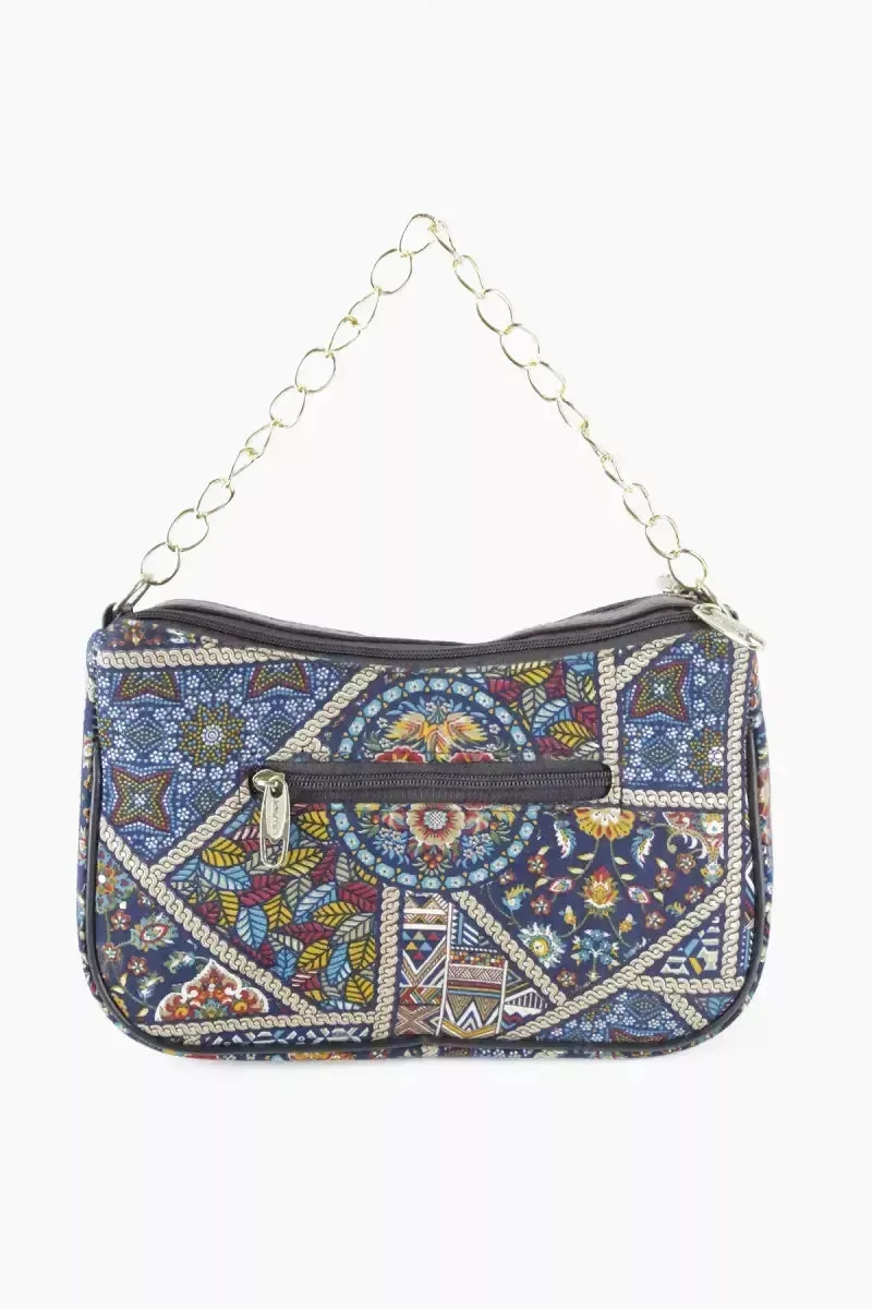 Women's Multi Printed Sling Bag - Green