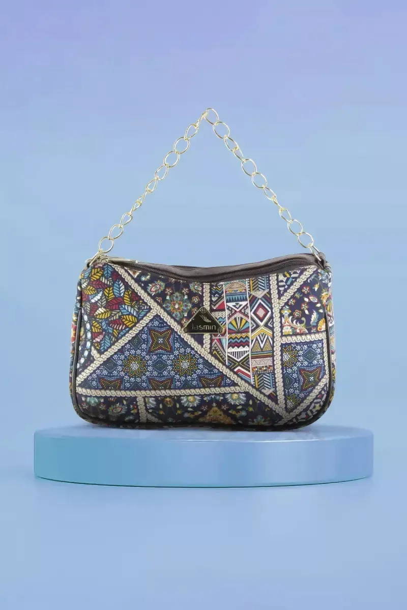 Women's Multi Printed Sling Bag - Green