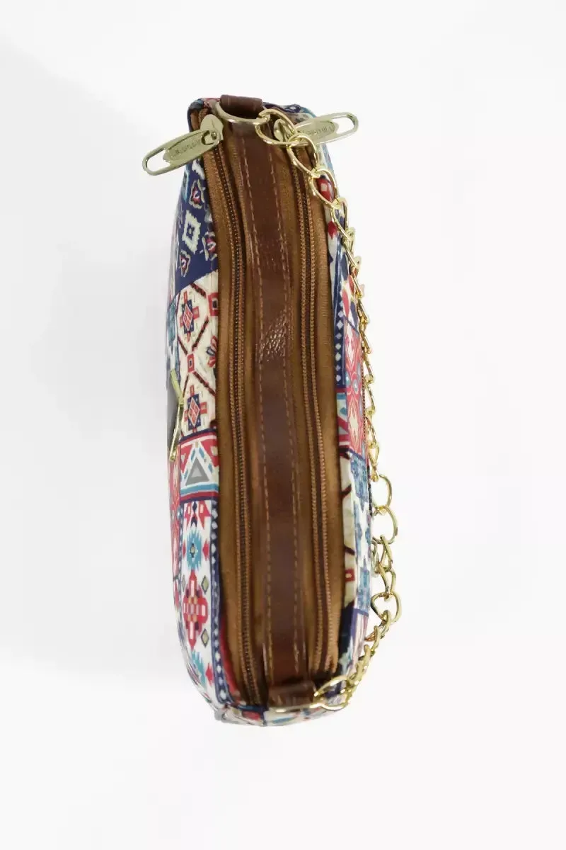 Women's Multi Printed Sling Bag - Sandal