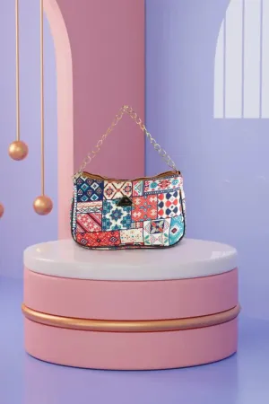 Women's Multi Printed Sling Bag - Sandal