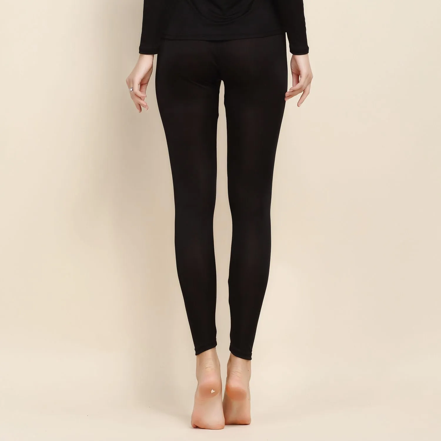 Womens Silk Thermal Long Johns Bottom Mulberry Silk Lightweight Base Layer Underwear Pants