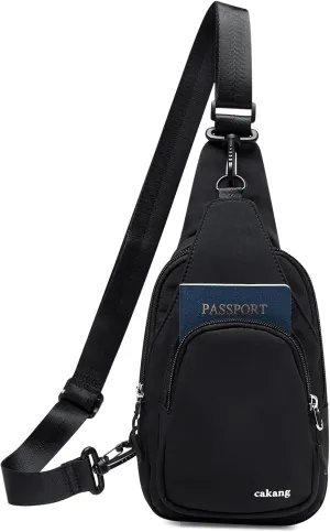 Womens Sling Bag Crossbody Bags for Women Vegan Leather Sling Backpack Daypack Fanny Pack Crossbody Purse Travel