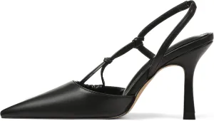 Womens Slingback Kitten Heel Closed Pointed Toe Stiletto Pumps 2025 Ankle Strap for Wedding Party Daily Dress Shoes