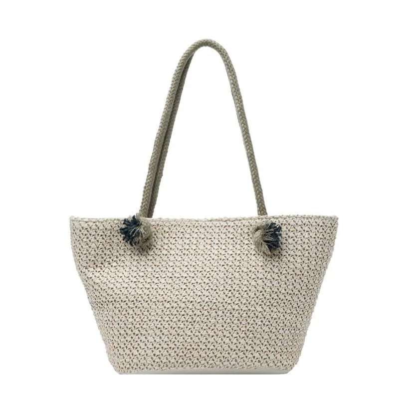 Women's Straw Korean Woven Large Capacity Holiday Crossbody Bags