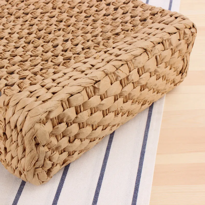 Women's Style Popular Straw Beach Handmade Hollow Crossbody Bags