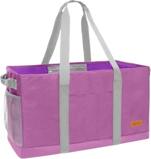 WONDAY Standing Extra Large Reusable Grocery Bag Carrier with Handle, Thirty One Utility Tote Foldable for Shopping and Beach