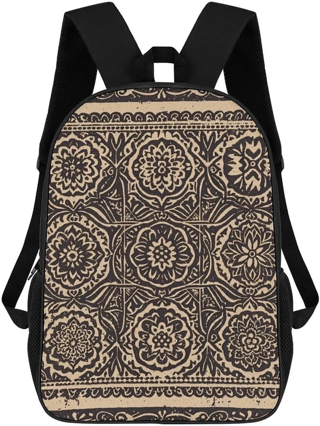 Woodcut Style Backpack for Women Men 17 In Laptop Backpack Casual Daypack Travel Rucksack Weekender Bag