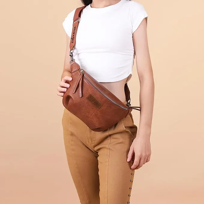 Wrangler Vintage Bum Bag - Brown