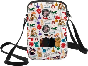 WZMPA Mrs. Peacock Crossbody Bag Movie Inspired Gift Murder Mystery Shoulder Bag True Crime Merchandise