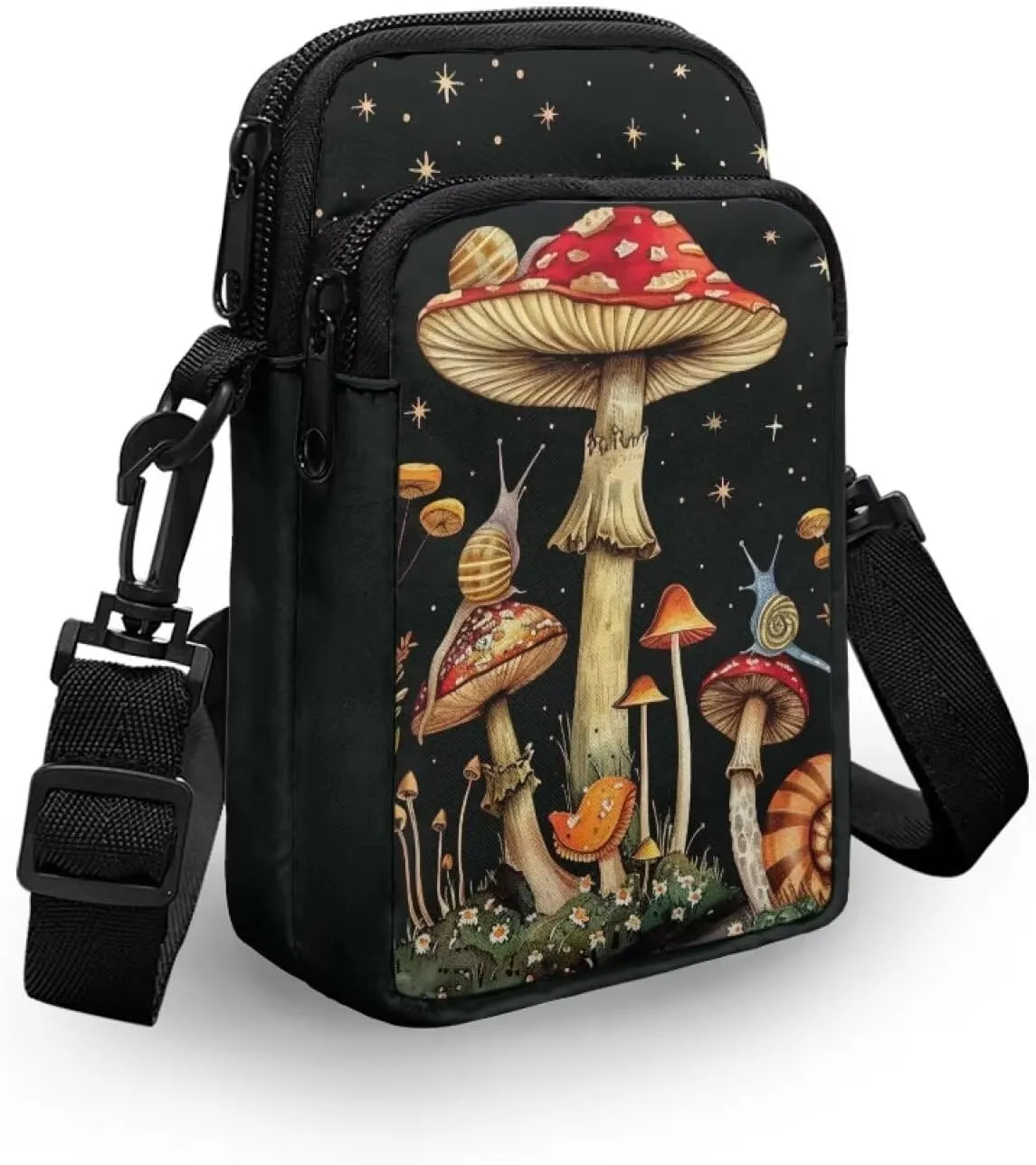 Xpyiqun Crossbody Phone Bag for Purse for Women Canvas Small Sling Shoulder Handbag Cross Body Pouch