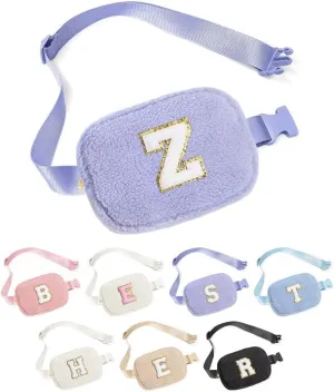 YOOLIFE Gifts for Sister - Sisters Gifts from Sister, Sister Birthday Gifts, Big Sister Gifts, Initial Crossbody Bag Belt Bag Fanny Pack, Purple Z