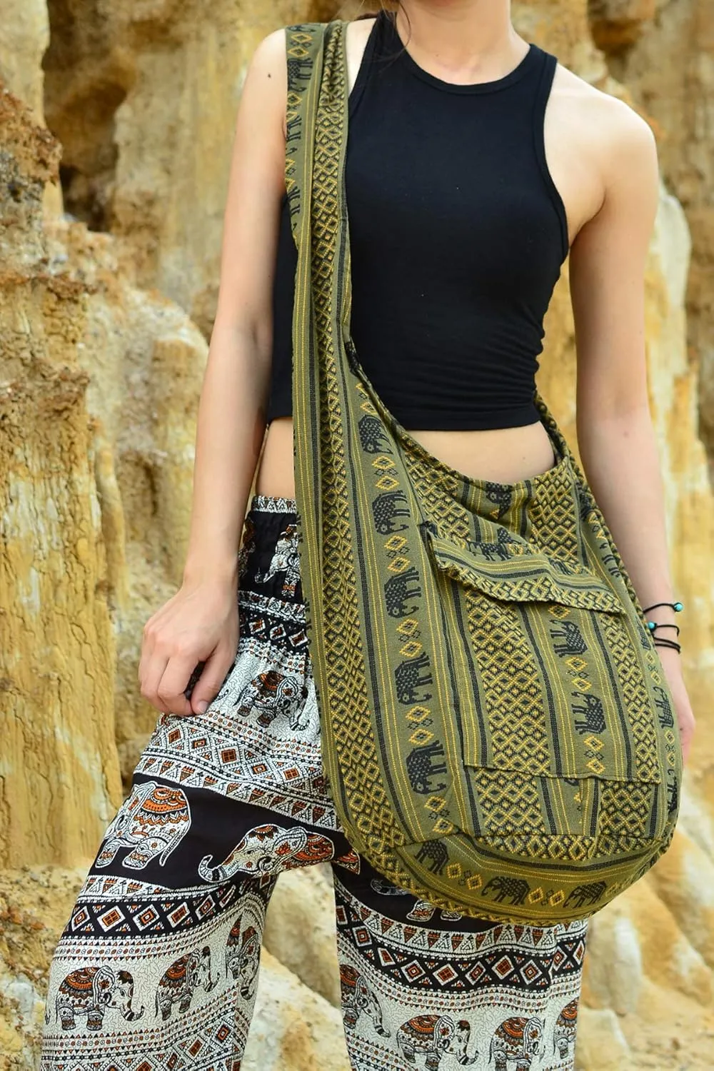 Your Cozy Crossbody Handbag Boho Handmade Cotton Bag For Unisex
