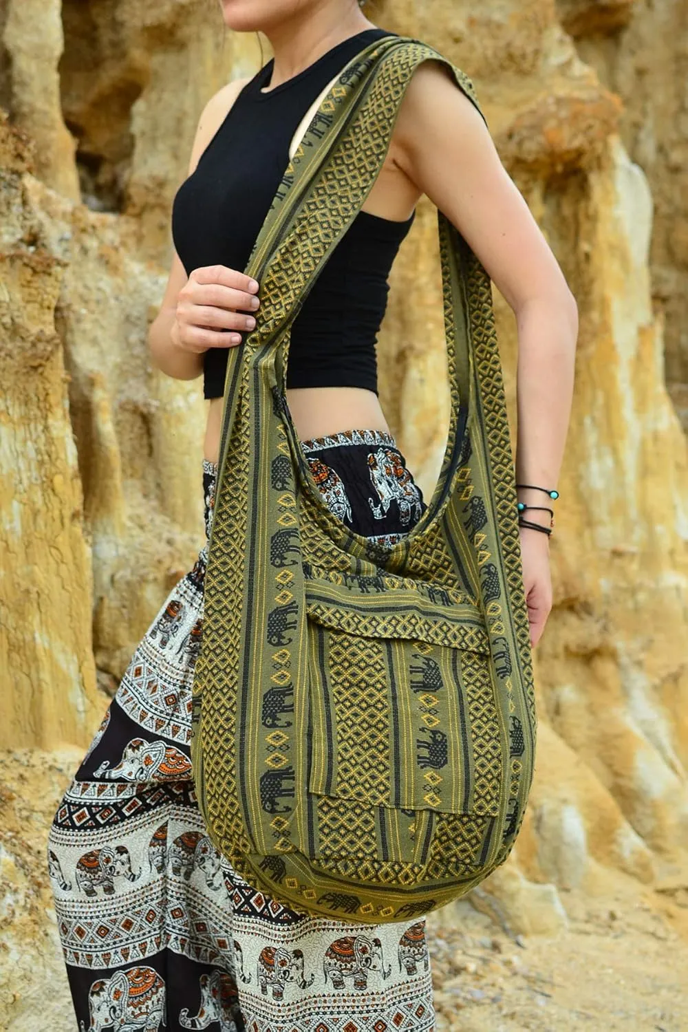 Your Cozy Crossbody Handbag Boho Handmade Cotton Bag For Unisex