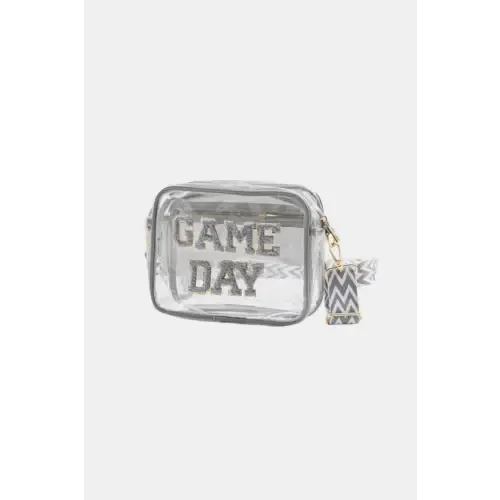 Zenana Game Day Stadium Approved Transparent Crossbody Bag