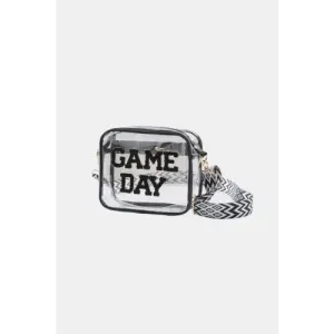 Zenana Game Day Stadium Approved Transparent Crossbody Bag
