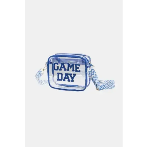 Zenana Game Day Stadium Approved Transparent Crossbody Bag